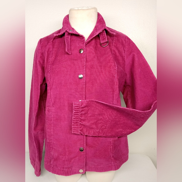 Vintage 70s 80s Wrangler, Pink Corderoid Jacket Large.